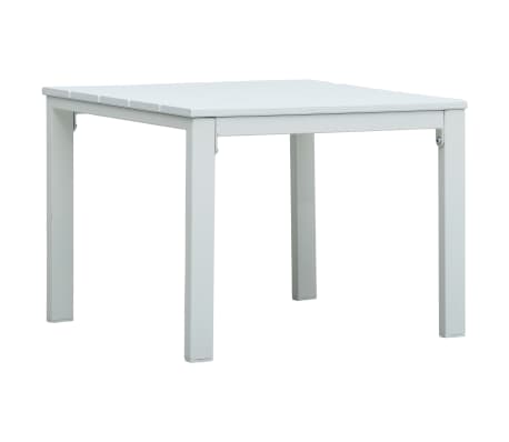 vidaXL Bistro baldų komplektas, 3 dalių, baltas, HDPE