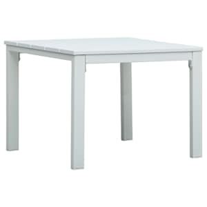 vidaXL Bistro baldų komplektas, 3 dalių, baltas, HDPE