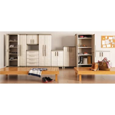 Keter Hochschrank Excellence Beige Und Taupe 65 X 45 X 182