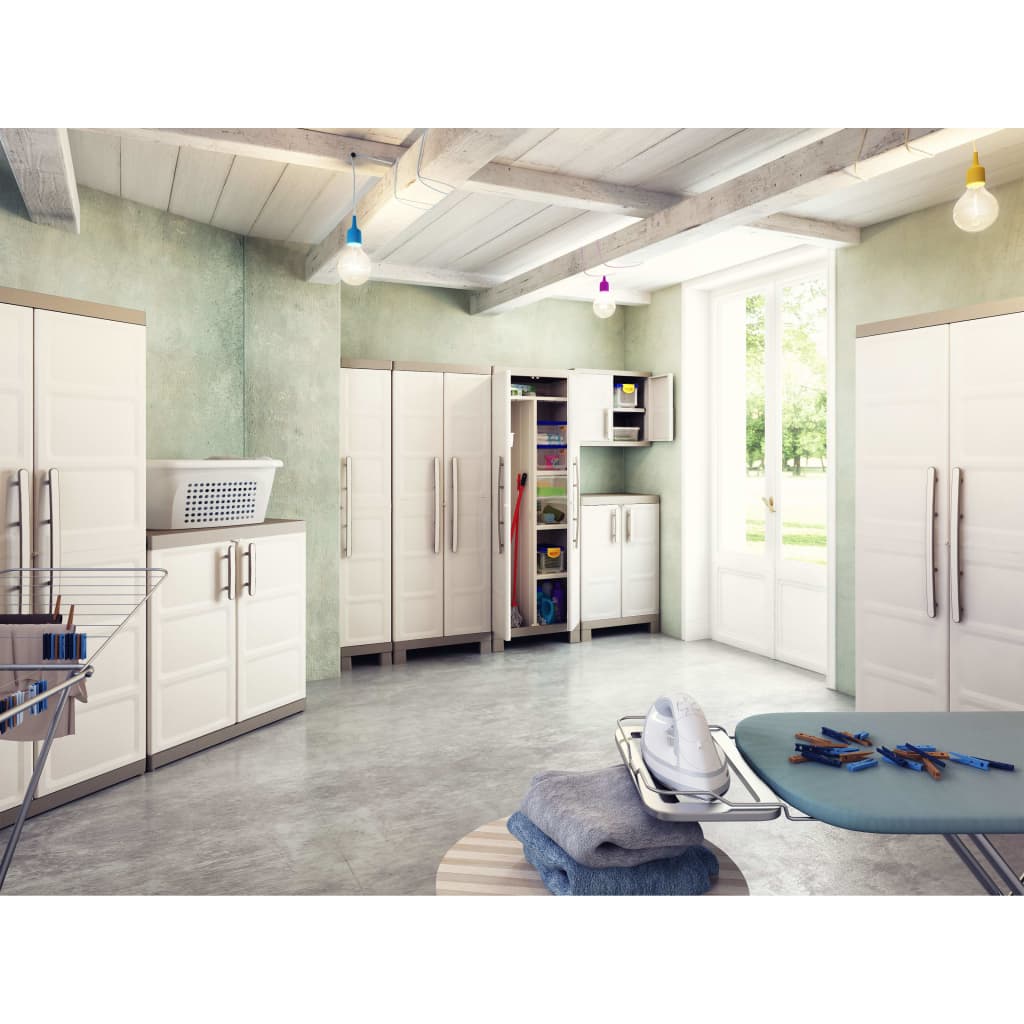 Thumbnail - Keter Universalschrank Excellence Beige und Taupe 182 cm