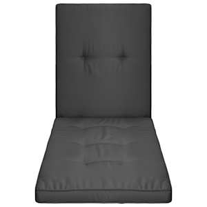 vidaXL Saulės gulto čiužinukas, antracito spalvos, 190x60x5 cm