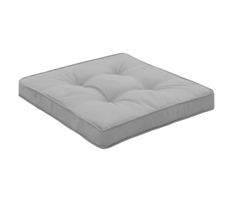 vidaXL Sodo kėdės pagalvėlės, 4vnt., pilkos spalvos, 40x40x5cm