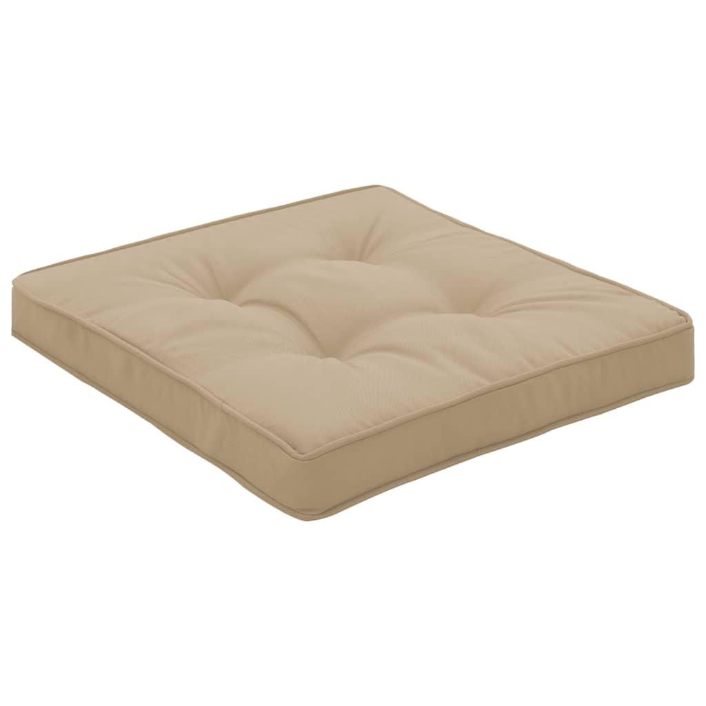 

vidaXL Tuinstoelkussens 4 st 40x40x5 cm beige