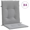 vidaXL Aia tooli padjad 4 tk Hall 100 x 50 x 3 cm