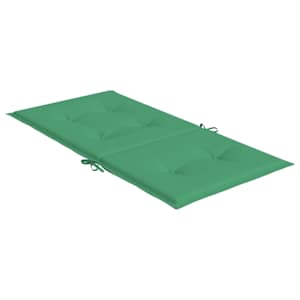 Podušky na židli nízké opěradlo 2 ks zelené 100x50x3 cm oxford - obrázek 6