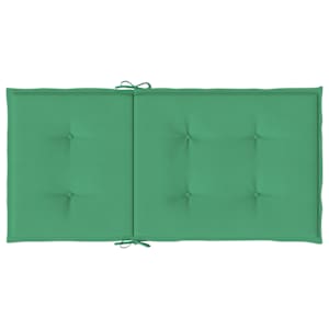 Podušky na židli nízké opěradlo 2 ks zelené 100x50x3 cm oxford - obrázek 7