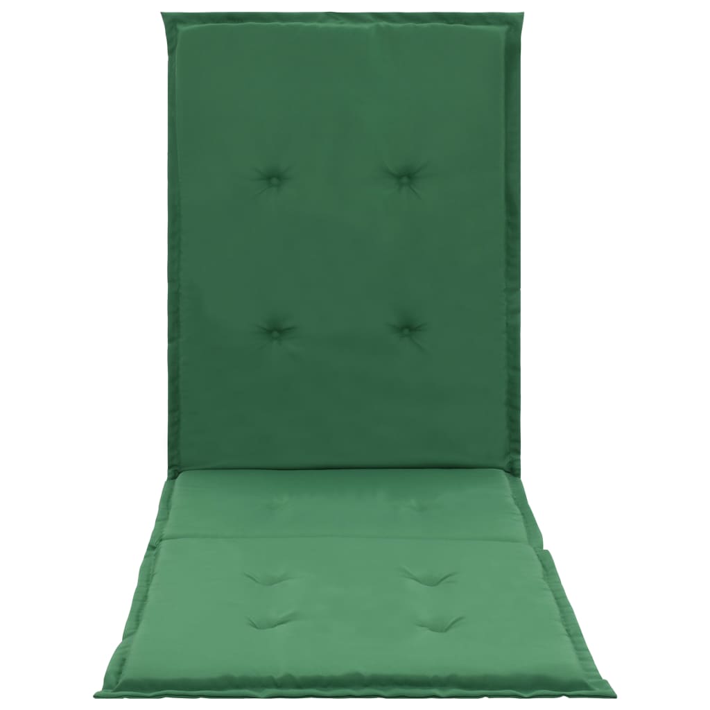 vidaXL Loungestoelkussen 180x55x3 cm groen