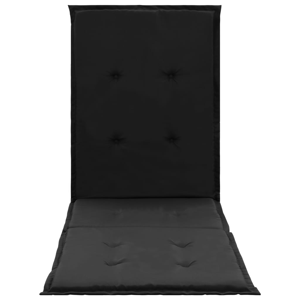 vidaXL fekete kerti pihenőszék párna 180 x 55 x 3 cm