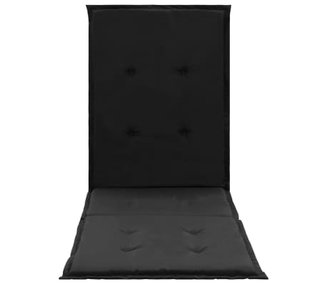 vidaXL fekete kerti pihenőszék párna 180 x 55 x 3 cm