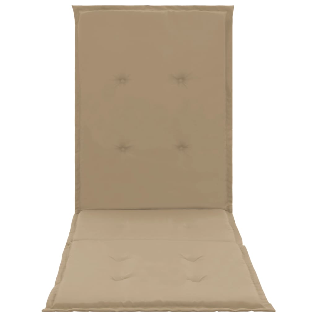 

vidaXL Loungestoelkussen 180x55x3 cm beige