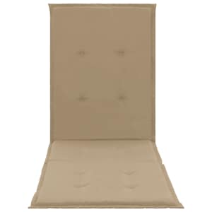 vidaXL Poilsio kėdės čiužinukas, smėlio spalvos, 180x55x3cm