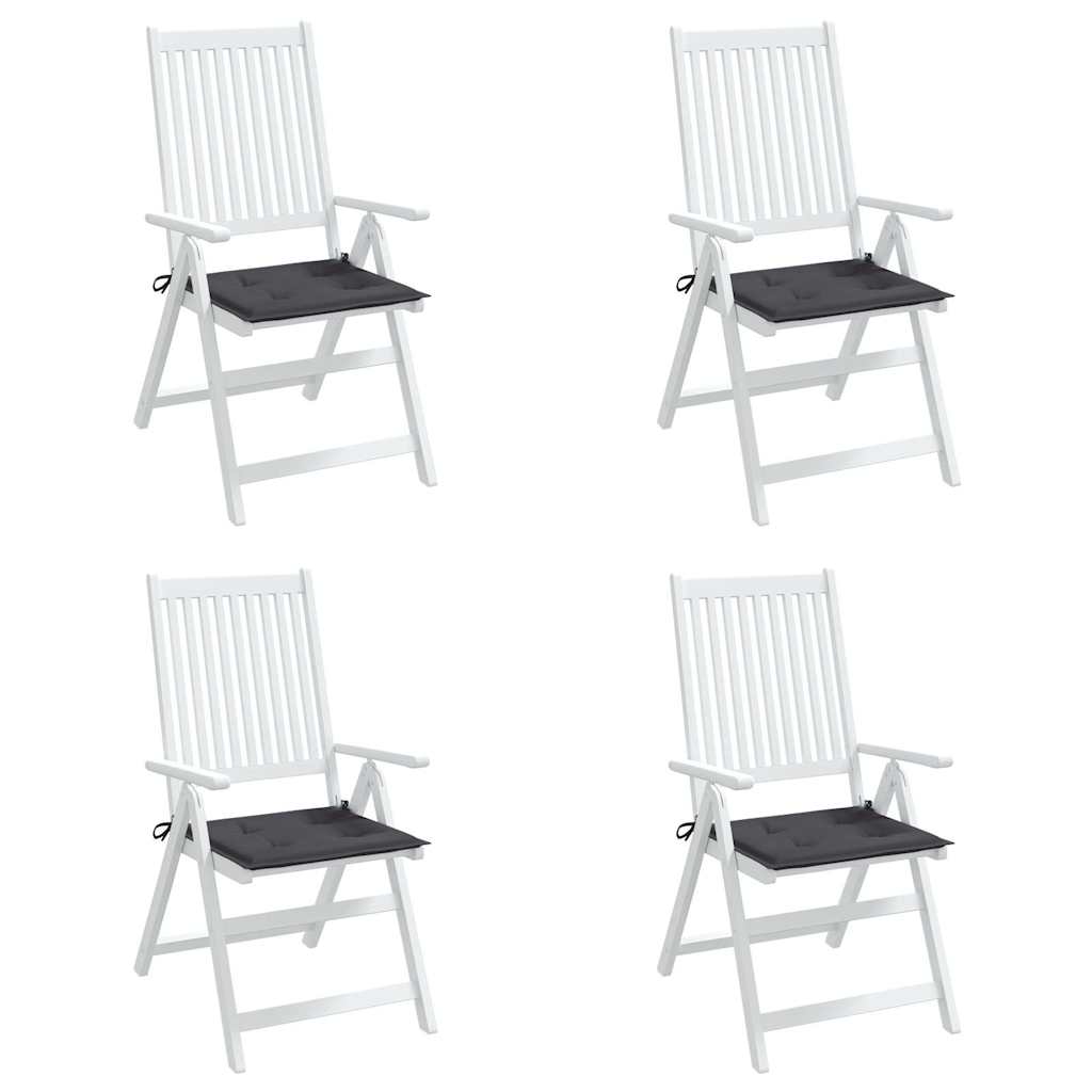 vidaXL Tuinstoelkussens 4 st 40x40x3 cm oxford stof antracietkleurig, foto 2