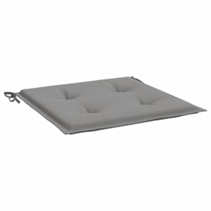 Podušky na zahradní židli 2 ks šedé 50 x 50 x 4 cm látka oxford - obrázek 5