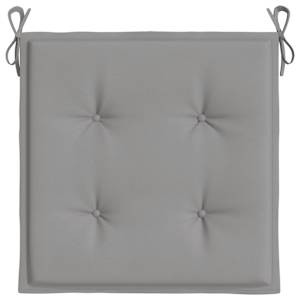 Podušky na zahradní židli 2 ks šedé 50 x 50 x 4 cm látka oxford - obrázek 6