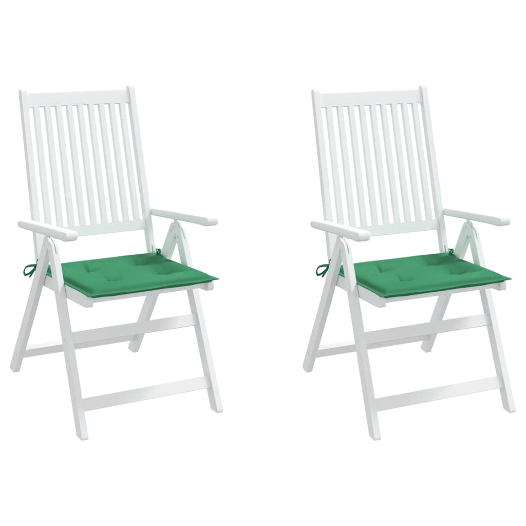 vidaXL Tuinstoelkussens 2 st 50x50x3 cm oxford stof groen, foto 2