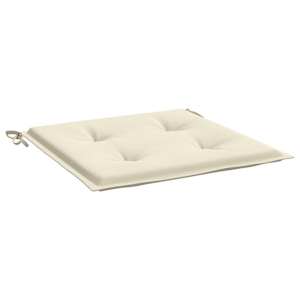 Podušky na zahradní židli 2 ks krémové 50x50x4 cm látka oxford - obrázek 5