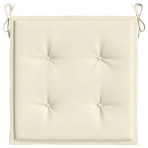 Podušky na zahradní židli 2 ks krémové 50x50x4 cm látka oxford - obrázek 6