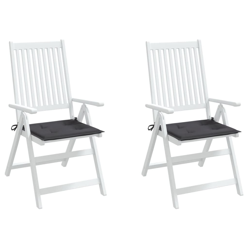 dārza krēslu spilveni, 2 gab., pelēki, 50x50x3 cm | Stepinfit.lv