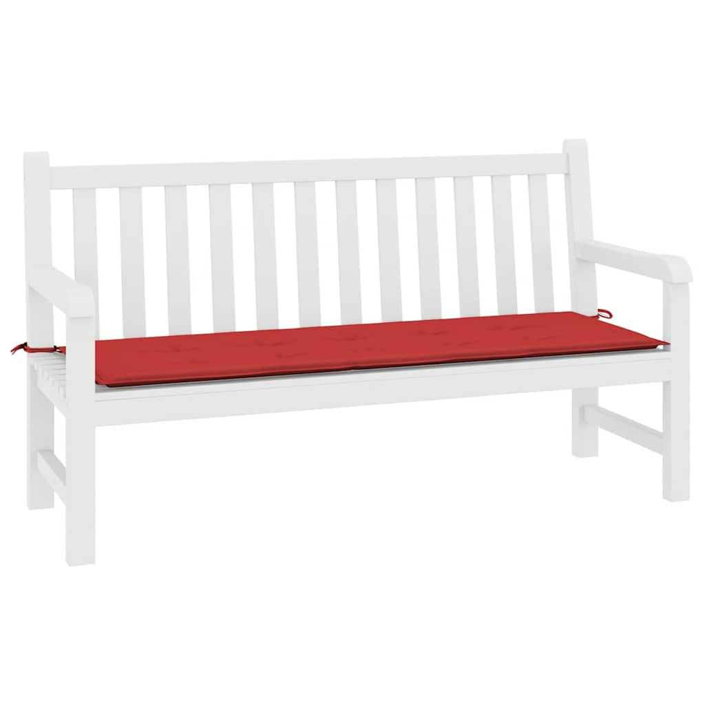 

vidaXL Tuinbankkussen 200x50x3 cm rood