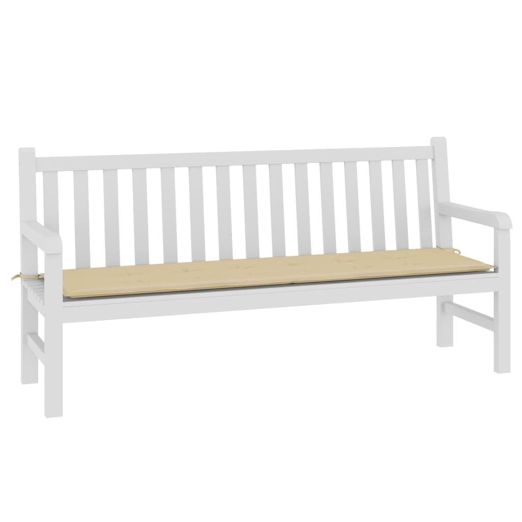 

vidaXL Tuinbankkussen 180x50x3 cm beige