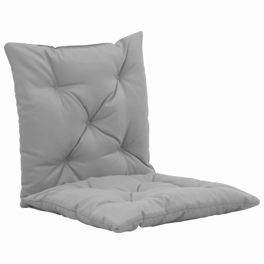 

vidaXL Schommelstoelkussens 2 st 50 cm grijs