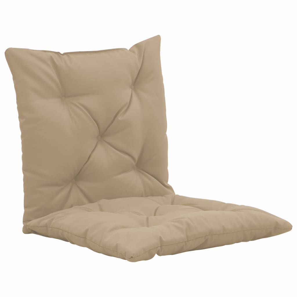 

vidaXL Schommelstoelkussens 2 st 50 cm stof beige