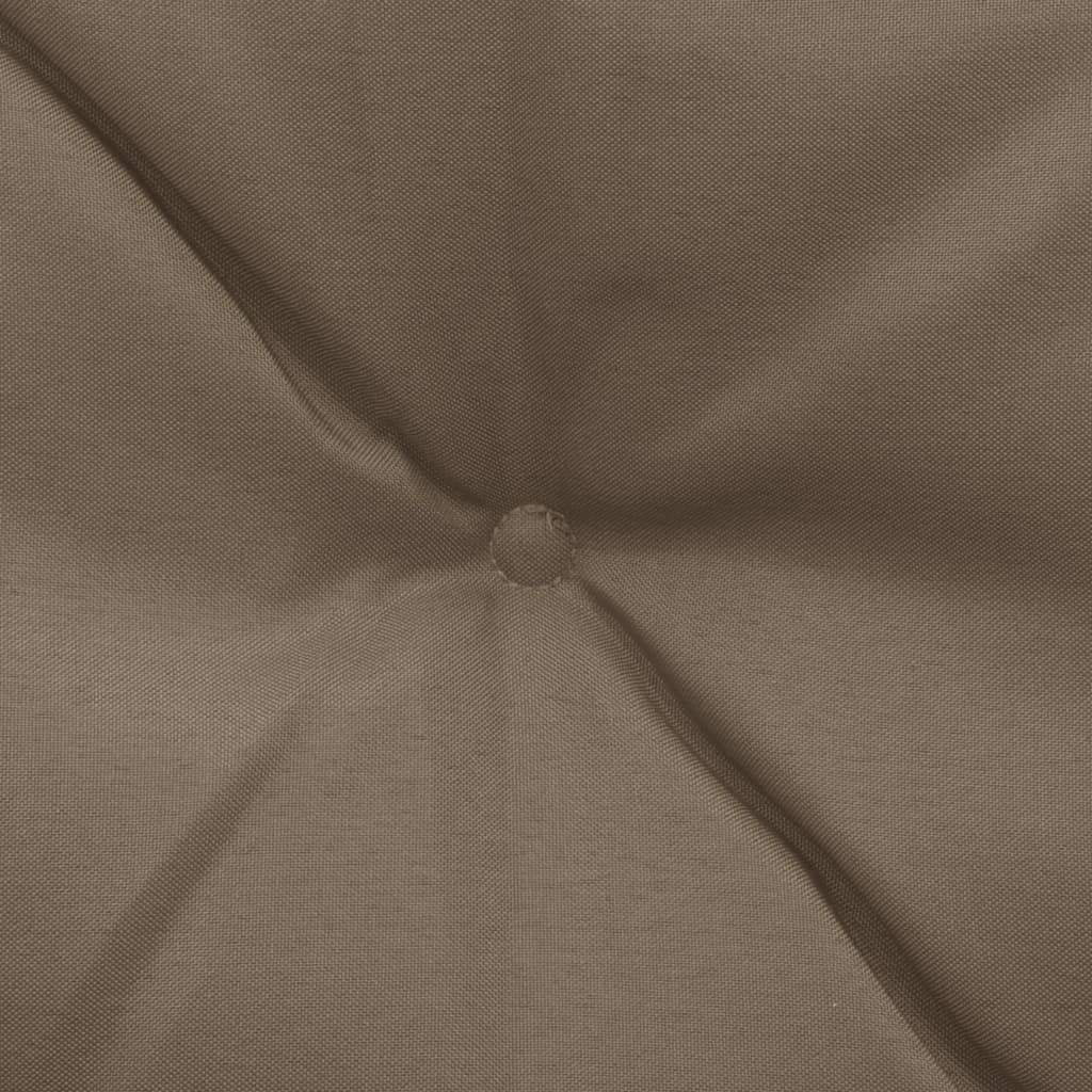 Pernă pentru balansoar, gri taupe, 100 cm, material textil