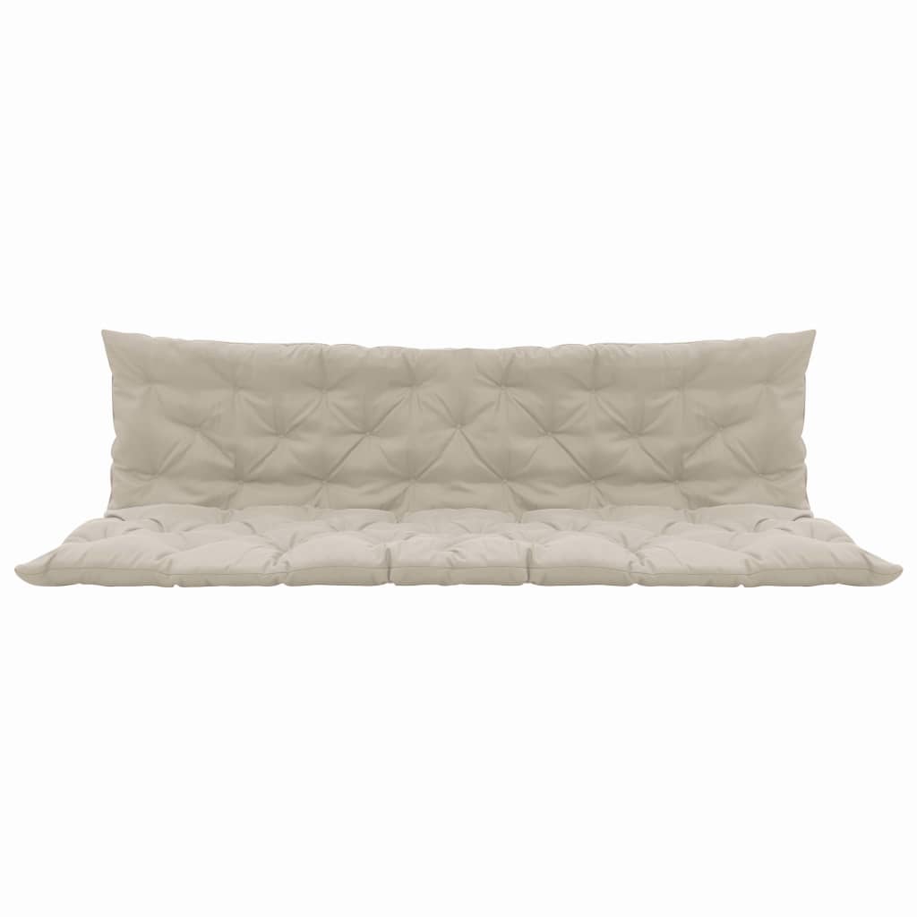 

vidaXL Kussen voor schommelstoel 200 cm stof crème