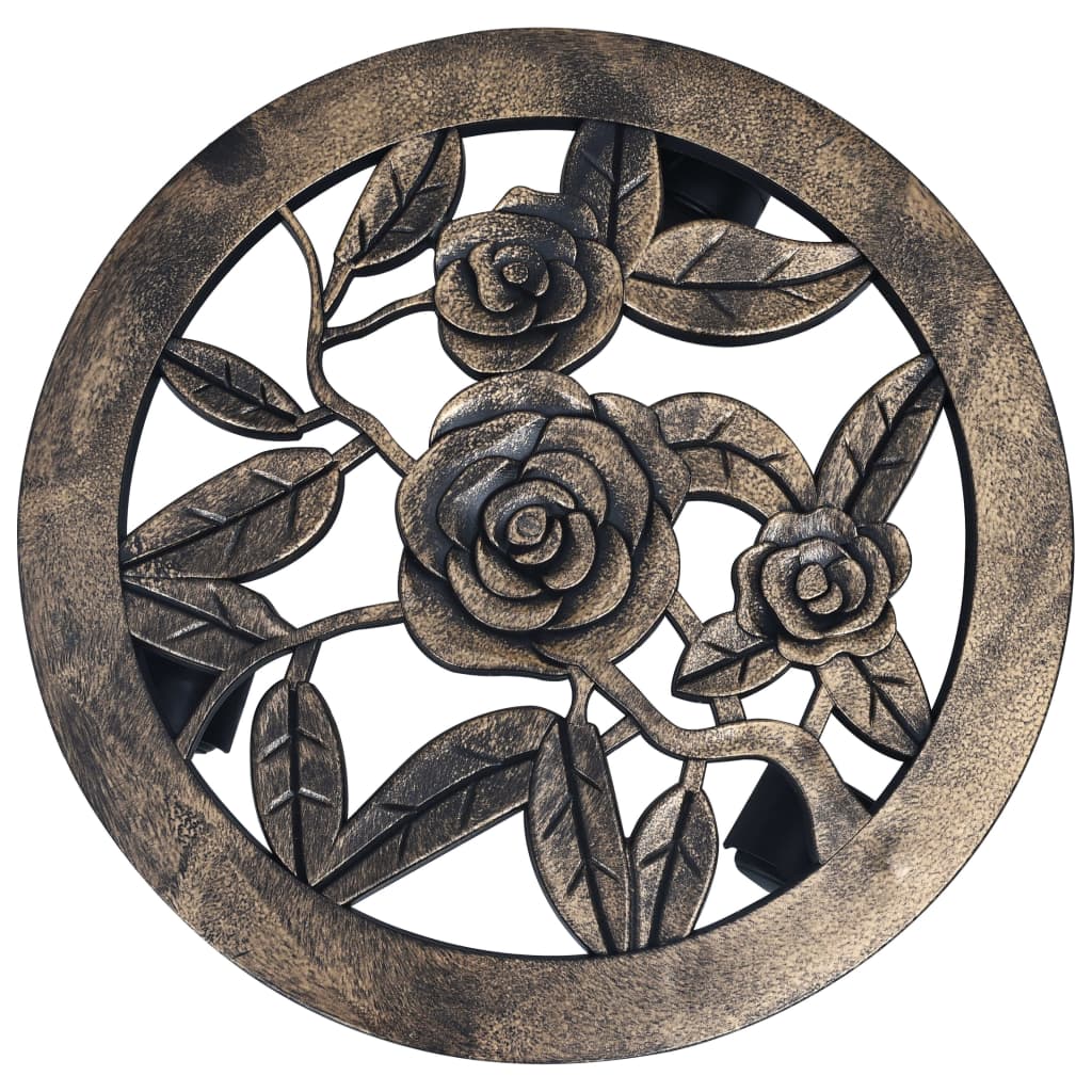 Thumbnail - vidaXL Pflanzenroller 6 Stk. Bronze 30 cm Kunststoff