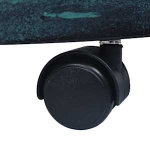 Vozíky pod květináč 6 ks zelené 38 cm plast - obrázek 4