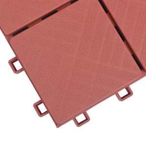 Dlažba na terasu 10 pcs Červená 30,5 x 30,5 x 2,2 cm - obrázek 7