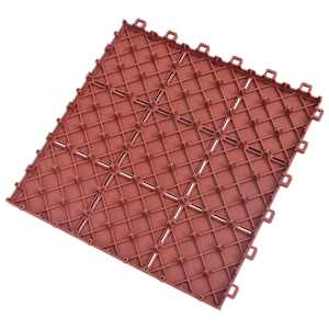 Dlažba na terasu 10 pcs Červená 30,5 x 30,5 x 2,2 cm - obrázek 4