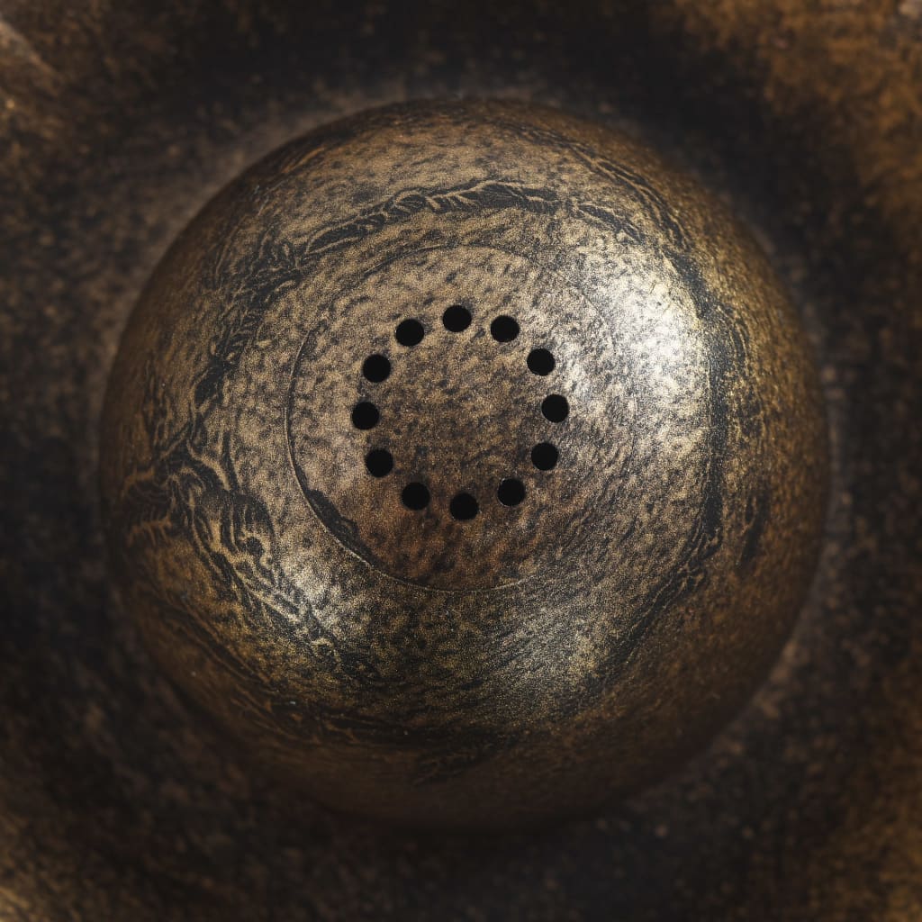  Vtáčí kúpeľ s fontánou bronzový 50x91 cm plastový