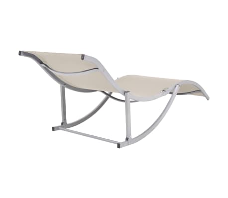 2 Lettini Basculanti Pieghevoli Prendisole Sedia Braccioli Sdraio Schienale Regolabile Metallo Tubolare Spiaggia Giardino Piscina 173x66x60 Cm Grigio 92392028