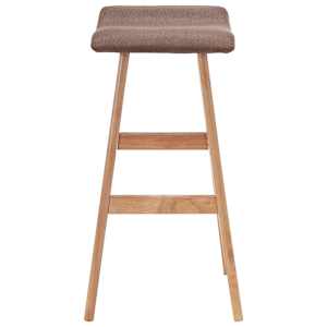 vidaXL Barstoel stof taupe