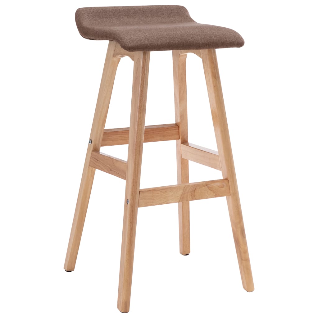 

vidaXL Barstoelen 2 st stof taupe