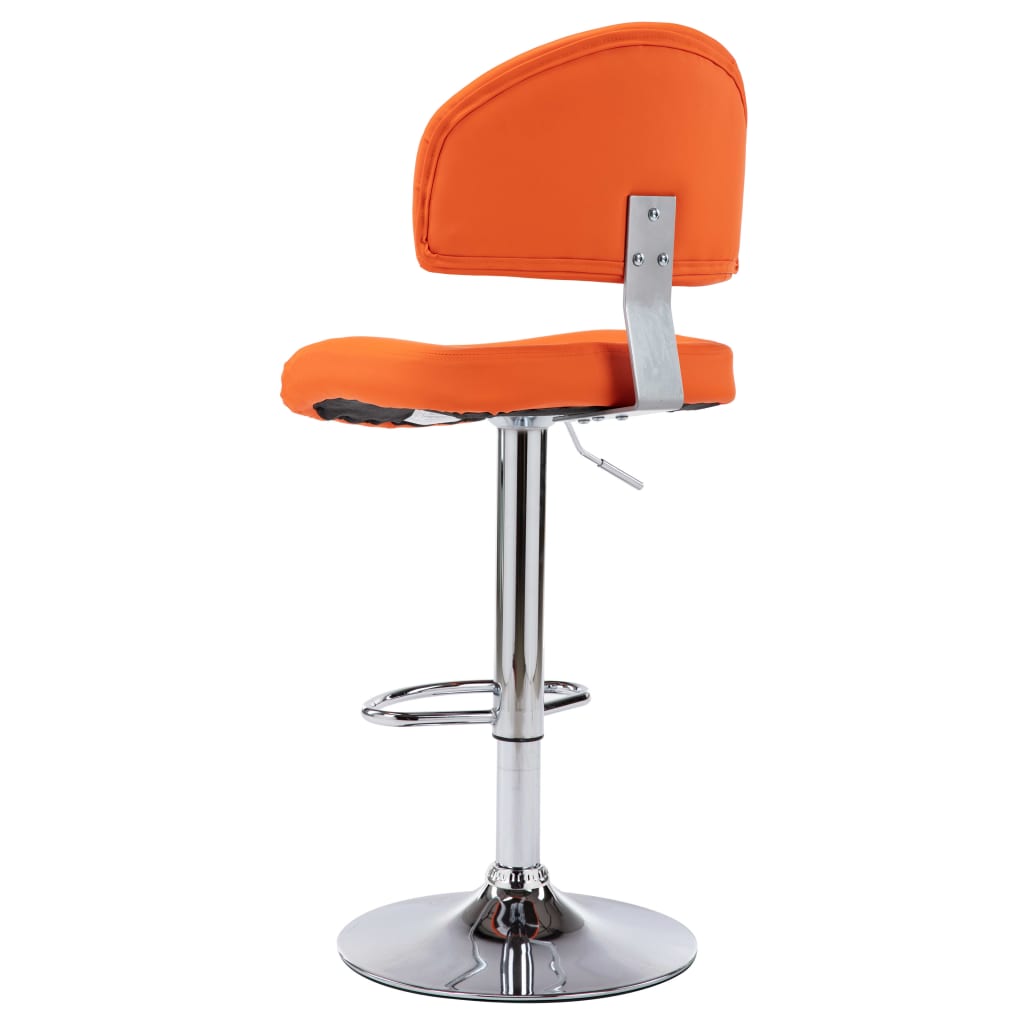 Thumbnail - vidaXL Barhocker Orange Kunstleder