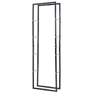 vidaXL Stojan na palivov&eacute; dř&iacute;v&iacute; čern&yacute; 60 x 25 x 200 cm ocel