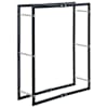 vidaXL k&uuml;ttepuude rest, must, 80 x 25 x 100 cm, teras