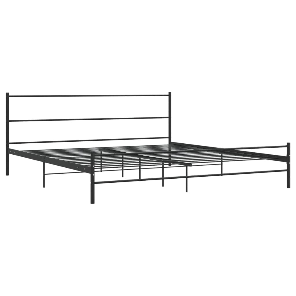 vidaXL 284684 Super King Metal Bed Frame Grey for sale online eBay