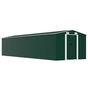 Vrtna lopa zelena 257x990x181 cm pocinkano jeklo