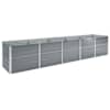 vidaXL aia taimelava tsingitud teras 400 x 80 x 45 cm hall