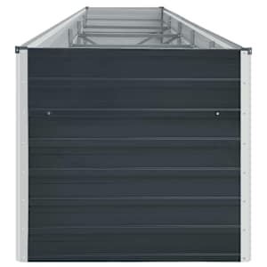 Vyvýšený záhon pozinkovaná ocel 400 x 80 x 45 cm antracitový - obrázek 5