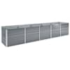 vidaXL aia taimelava tsingitud teras 400 x 80 x 77 cm hall