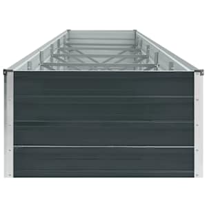 Vyvýšený záhon pozinkovaná ocel 480 x 80 x 45 cm antracitový - obrázek 5