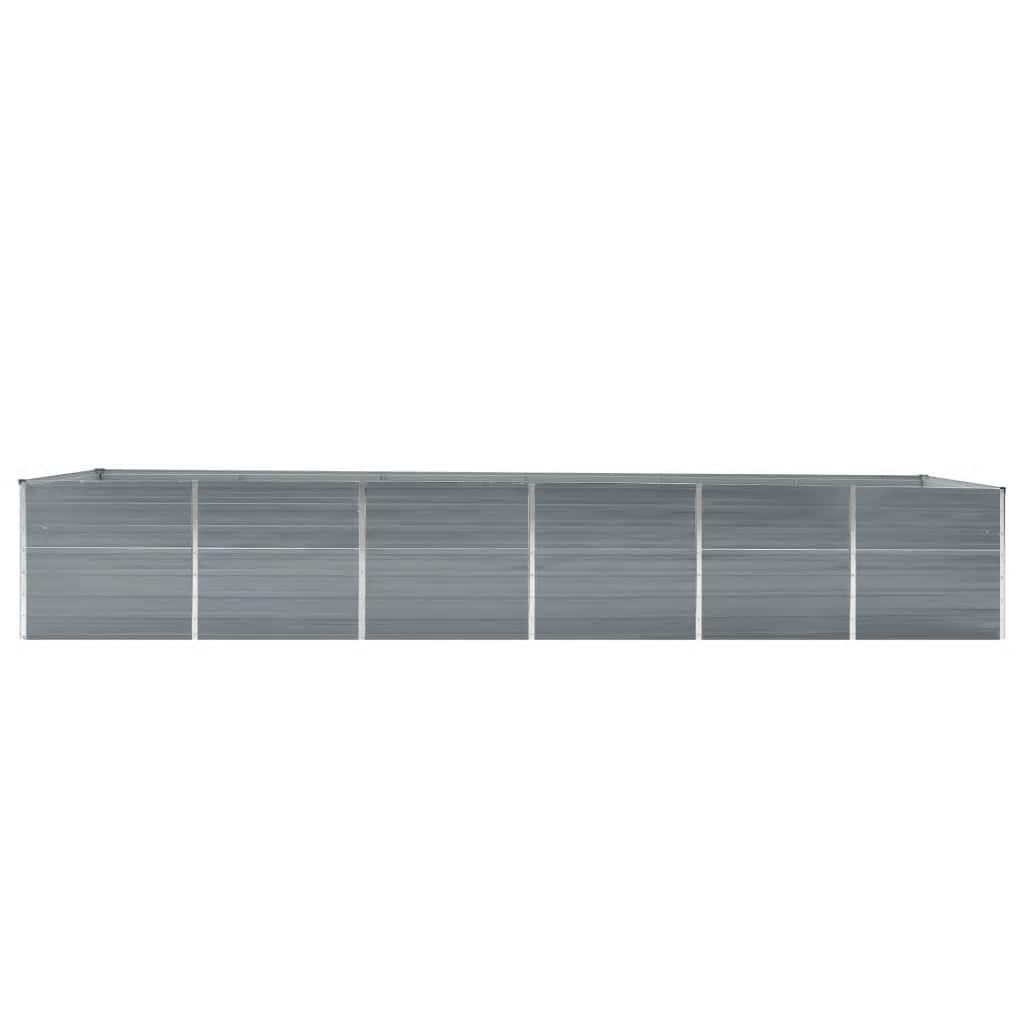 Thumbnail - vidaXL Garten-Hochbeet Verzinkter Stahl 480x80x77 cm Grau