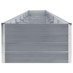 Vyvýšený záhon pozinkovaná ocel 600 x 80 x 45 cm šedý - obrázek 4