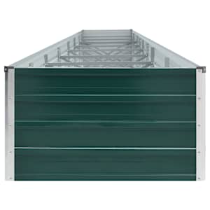 Vyvýšený záhon pozinkovaná ocel 600 x 80 x 45 cm zelený - obrázek 4