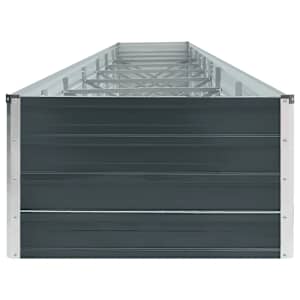 Vyvýšený záhon pozinkovaná ocel 600 x 80 x 45 cm antracitový - obrázek 5