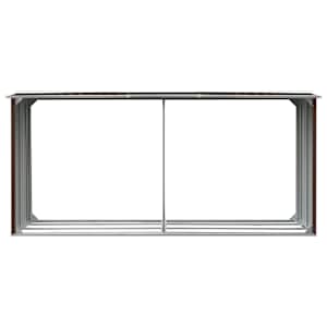 Zahradní kůlna na dříví pozinkovaná ocel 330x92x153 cm hnědá - obrázek 3